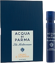 Fragrances, Perfumes, Cosmetics Acqua di Parma Blu Mediterraneo Cedro di Taormina - Eau de Toilette (sample)