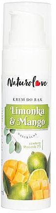 Hand Cream with Urea 7% 'Lime and Mango' - Naturolove — photo N1