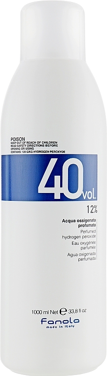 Emulsion Oxidant - Fanola Acqua Ossigenata Perfumed Hydrogen Peroxide Hair Oxidant 40vol 12% — photo N3