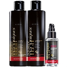 Fragrances, Perfumes, Cosmetics Set - Avon Advance Techniques Reconstruction (shmp/250ml + +cond/250ml + serum/30ml)