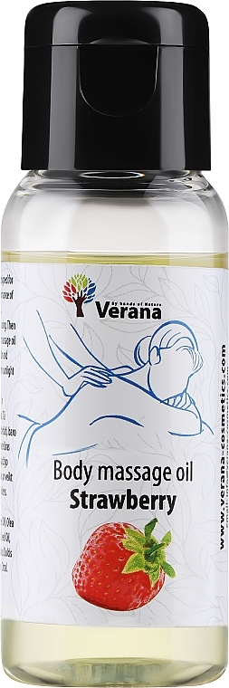 Strawberry Body Massage Oil - Verana Body Massage Oil — photo N1