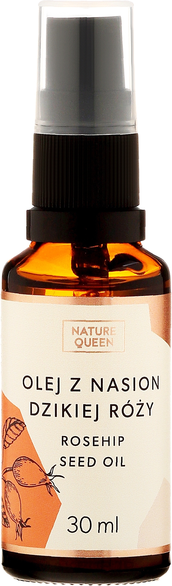 Rosehip Seed Oil - Nature Queen Rosehip Seed Oil — photo 30 ml