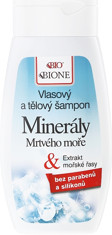 Shower Gel-Shampoo - Bione Cosmetics Dead Sea Minerals Hair And Body Shampoo — photo N1