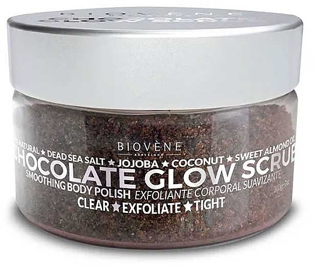 Sea Salt Body Scrub 'Chocolate' - Biovene Sea Salt Body Scrub Chocolate Glow Scrub — photo N1