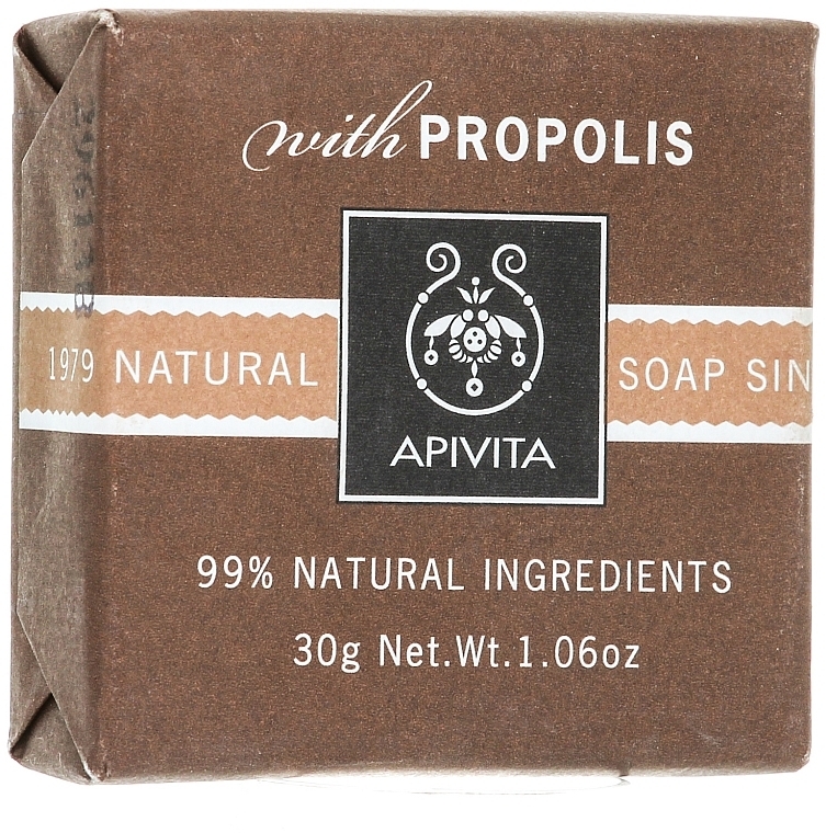 Soap "Propolis" - Apivita Natural soap with Propolis — photo N5