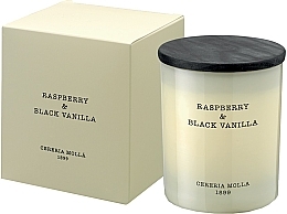 Fragrances, Perfumes, Cosmetics Cereria Molla Raspberry & Black Vanilla - Scented Candle