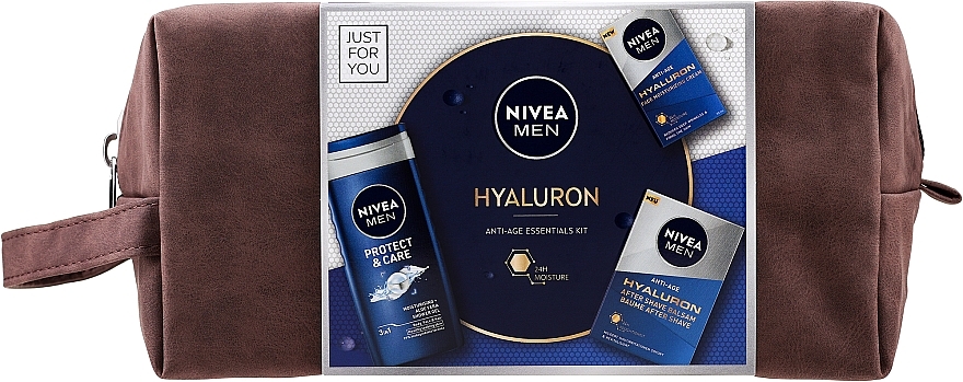 Set - Nivea Men Hyaluronic Anti-Age Essentials Kit — photo N1