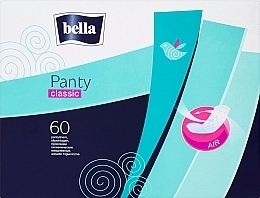 Fragrances, Perfumes, Cosmetics Pantiliners Panty Classic, 60 pcs - Bella