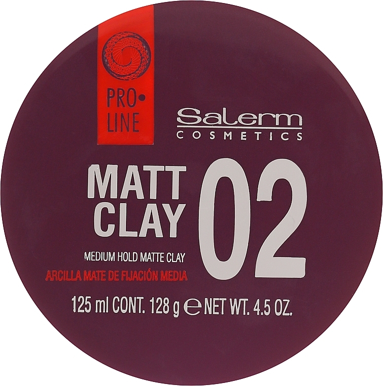 Styling Matte Pomade - Salerm Pro Line Matt Clay — photo N2