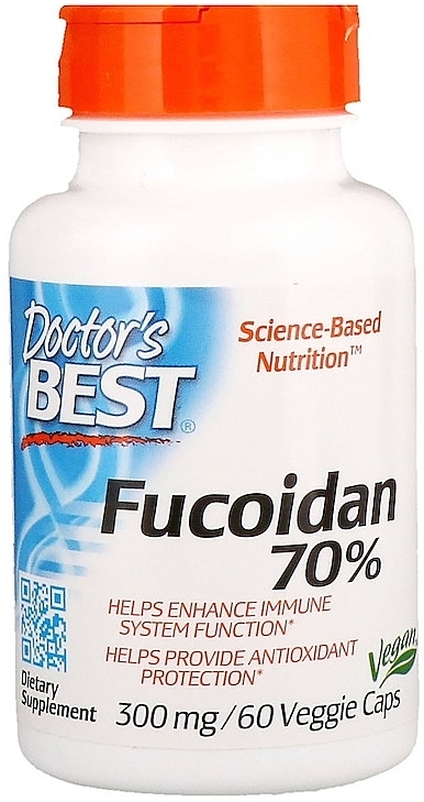 Dietary Supplement "Fucoidan" - Doctor's Best Fucoidan 70% — photo N1