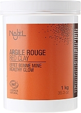 Cosmetic Clay "Red" - Najel Red Clay For Healthy Glow — photo N3