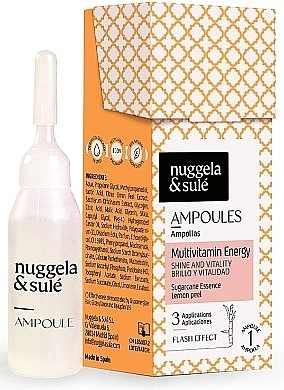 Keratin & Hyaluronic Acid Hair Ampoule Set - Nuggela & Sule Hair Keratin Hyaluronic Ampoule Pack — photo N1