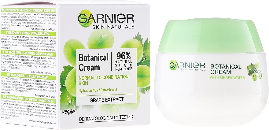 Face Cream - Garnier Skin Naturals Botanical Grape Extract — photo N3