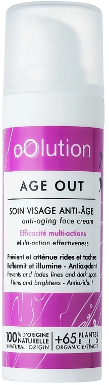 Anti-Aging Face Cream - oOlution Age Out Anti-Aging Face Cream — photo N1