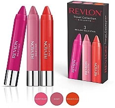 Fragrances, Perfumes, Cosmetics Revlon Travel Collection Set Lip Balm Stain Sweetheart, Honey & Rendezous (lip/balm/3x2.7g) - Set