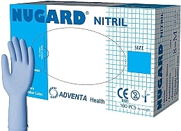 Nitrile Gloves, Size XS, Pack of 100 - Adventa Health Nugard Nitrile — photo N1