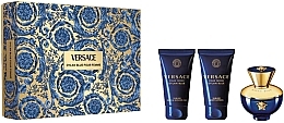 Fragrances, Perfumes, Cosmetics Versace Dylan Blue For Women - Set (edp/50ml + b/lot/50ml + sh/gel/50ml)