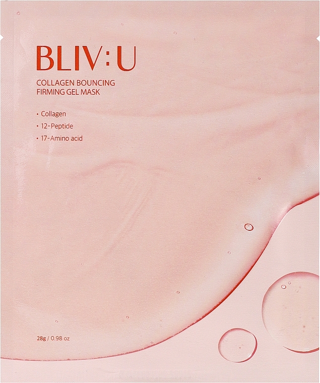 Collagen Gel Face Mask - Bliv:U Collagen Bouncing Firming Gel Mask — photo N1