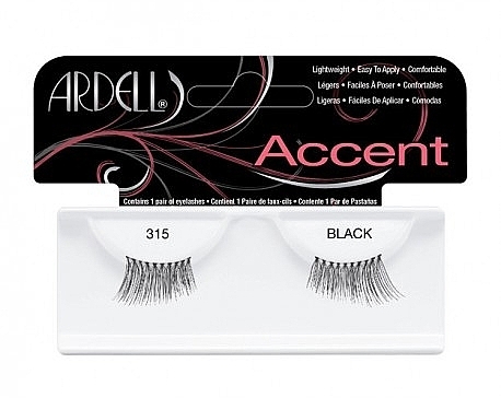 False Lashes - Ardell Lash Accents Black 315 — photo N1