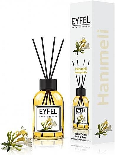 Honeysuckle Reed Diffuser - Eyfel Perfume Reed Diffuser Honeysuckle — photo N1