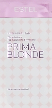 Fragrances, Perfumes, Cosmetics Shine Conditioner for Blonde Hair - Estel Professional Prima Blonde Balm (sample)