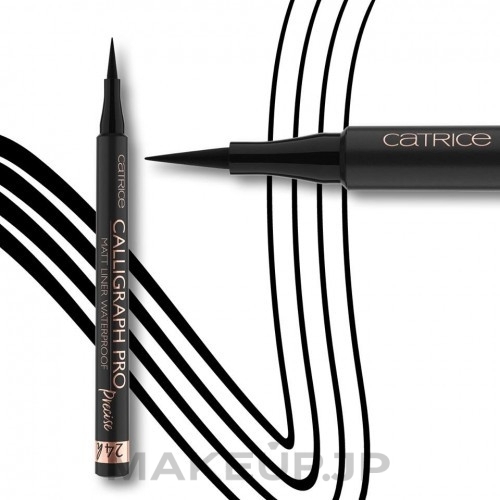 Waterproof Eyeliner - Catrice Calligraph Pro Precise 24h Matt Liner Waterproof — photo 010 - Intense Black