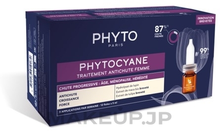 Anti Progressive Hair Loss Ampoules - Phyto Phytocyane Progressive Treatment — photo 12 x 5 ml