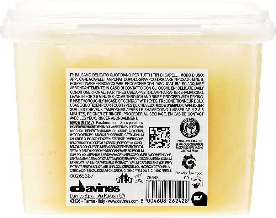 Delicate Conditioner - Davines Essential Haircare Dede Delicate Air Conditioning — photo N4