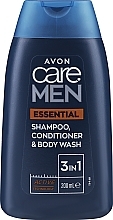 Fragrances, Perfumes, Cosmetics Avon - Care Men Essentials Shampoo, Conditioner & Body Wash
