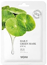Fragrances, Perfumes, Cosmetics Daily Use Mask "Centella Asiatica" - Yadah Daily Green Mask Cica