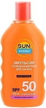 Fragrances, Perfumes, Cosmetics Sunscreen Emulsion for Tan - Sun Energy Aloe Vera SPF 50 