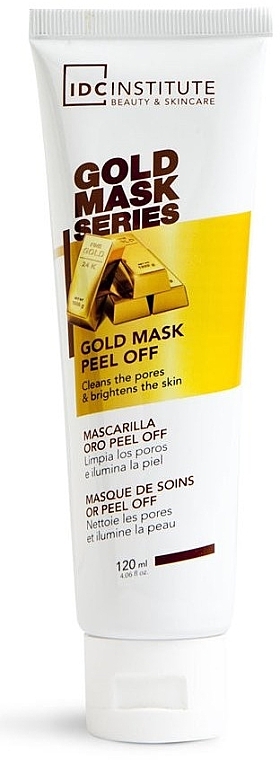 Golden Peel Off Face Mask - IDC Institute Charcoal Gold Mask Peel Off — photo N2