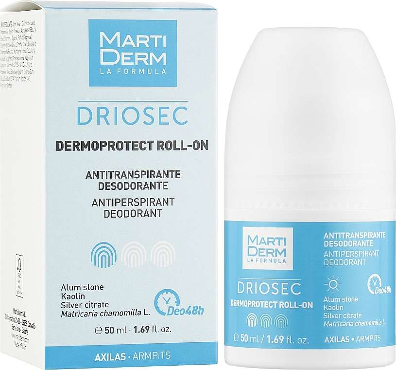 Roll-On Antiperspirant Deodorant - Martiderm Driosec Dermaprotect Roll-on — photo N2