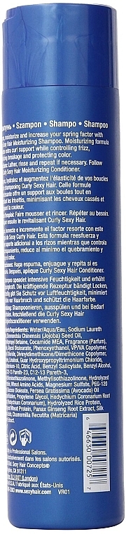 Moisturizing Wavy Hair Shampoo - SexyHair CurlySexyHair Moisturizing Shampoo — photo N3