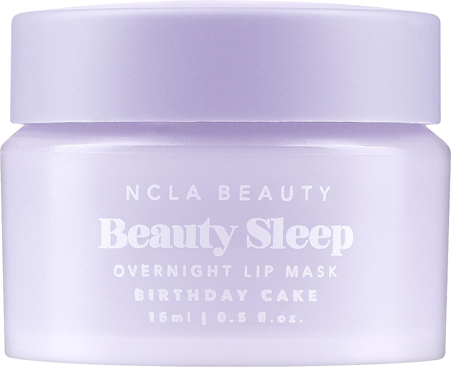 Night Lip Mask - NCLA Beauty Beauty Sleep Overnight Lip Mask Birthday Cake — photo N1