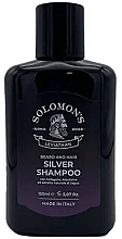 Shampoo for Grey & Blonde Hair & Beard - Solomon's Beard & Hair Silver Shampoo Leviathan — photo N1