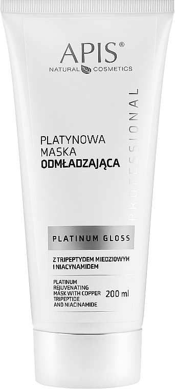 Rejuvenating Platinum Face Mask - APIS Professional Platinum Gloss — photo N1