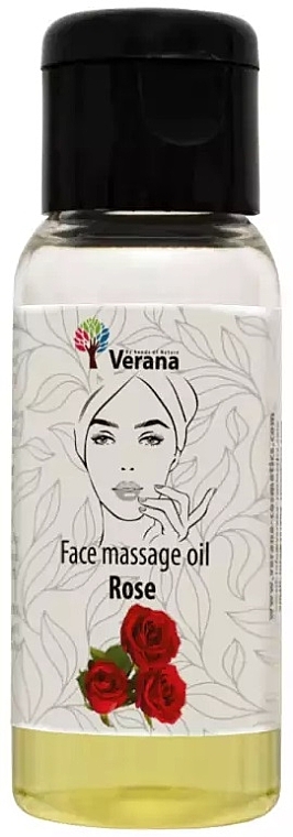 Face Massage Oil 'Rose' - Verana Face Massage Oil Rose — photo N1