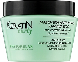 Fragrances, Perfumes, Cosmetics Curly Hair Mask - Phytorelax Laboratories Keratin Curly Anti-Frizz Revive Your Curls Hair Mask
