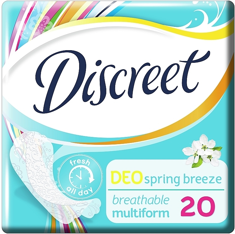 Daily Samitary Pads Deo Spring Breeze, 20 pcs - Discreet — photo N1