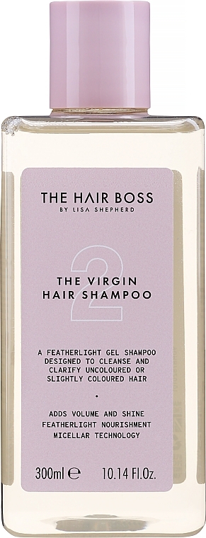 Shampoo for Uncolored or Slightly Colored Hair - The Hair Boss Virgin Hair Shampoo — photo N1