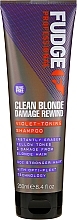 Fragrances, Perfumes, Cosmetics Toning Hair Shampoo - Fudge Clean Blonde Damage Rewind Shampoo