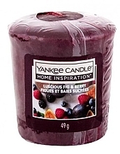 Fragrances, Perfumes, Cosmetics Scented Votiv Candle - Yankee Candle Luscious Fig & Berry