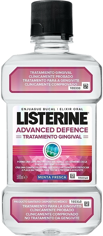 Mouthwash - Listerine Advanced Defence Gingival — photo N1