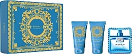 Fragrances, Perfumes, Cosmetics Versace Man Eau Fraiche - Set (edt/50ml + a/sh/balm/50ml + sh/gel/50ml)