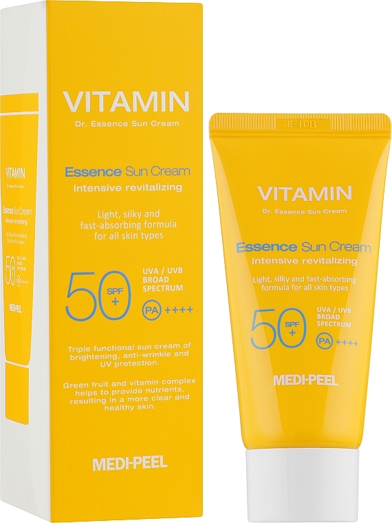 Vitamin Face Sunscreen SPF50 - Medi Peel Vitamin Dr Essence Sun Cream SPF50+ PA++++ — photo N2