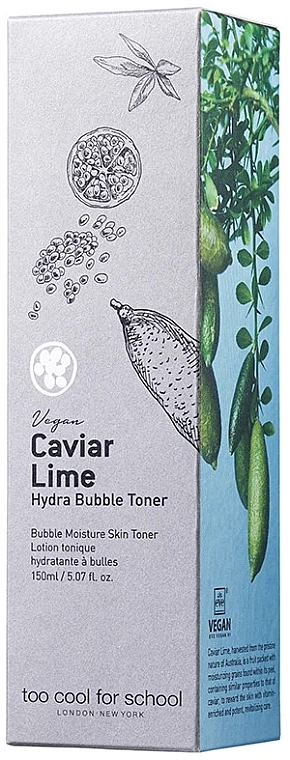 Moisturizing Caviar Lime Face Toner - Too Cool For School Caviar Lime Hydra Bubble Toner — photo N2