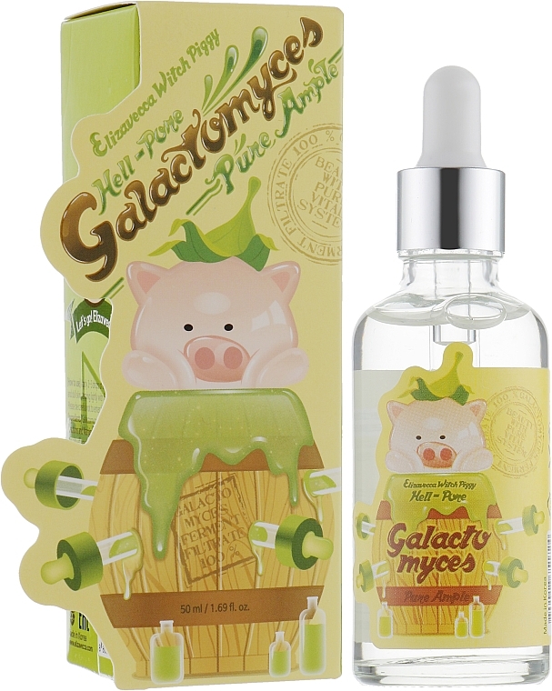 Galactomyces 100% Serum - Elizavecca Witch Piggy Hell-Pore Galactomyces Pure Ample — photo N1