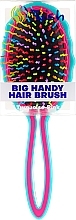 Hair Brush, turquoise-pink - Twish Big Handy Hair Brush Turquoise-Pink — photo N2