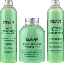 Fragrances, Perfumes, Cosmetics BingoSpa - Green Set (bath/foam/500ml + shm/300ml + sh/gel/500ml)